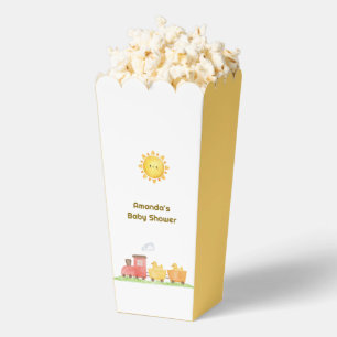 Popcorn Rubber Duck Choo Choo Train Baby Shower Favour Box