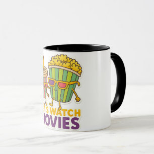 Popcorn & Soda Duo – Movie Night Vibes Mug