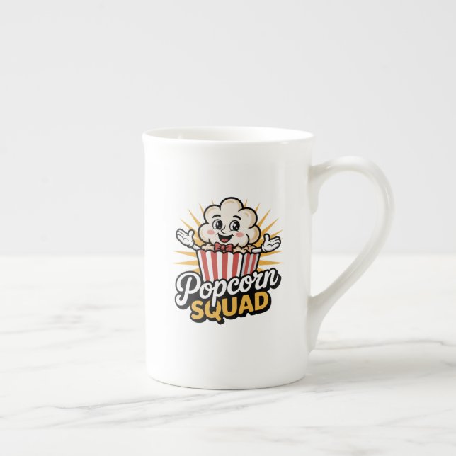  Popcorn Squad Bone China Mug (Right)
