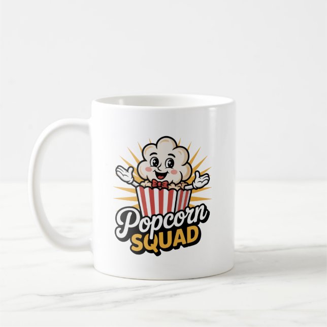  Popcorn Squad Coffee Mug (Left)