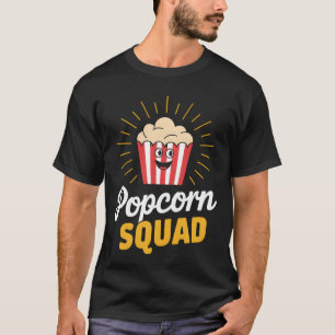 Popcorn Squad Funny Movie Lover Design boy T-Shirt