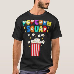Popcorn Squad Movie Theatre Lover Theatre Nerd T-Shirt