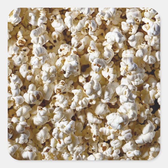 Popcorn Square Sticker (Front)