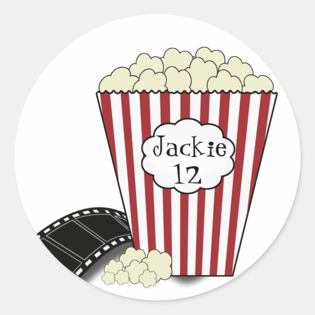 Popcorn Sticker (Front)