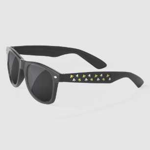 Popcorn Sunglasses (Dark Grey & Butter Yellow)