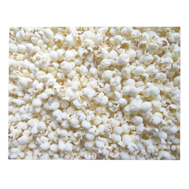 Popcorn Texture Photography Bright Decor Notepad (Front)