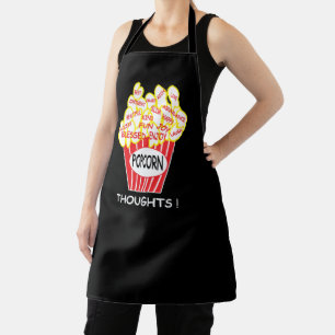 Popcorn Thoughts Positive Mindset Apron