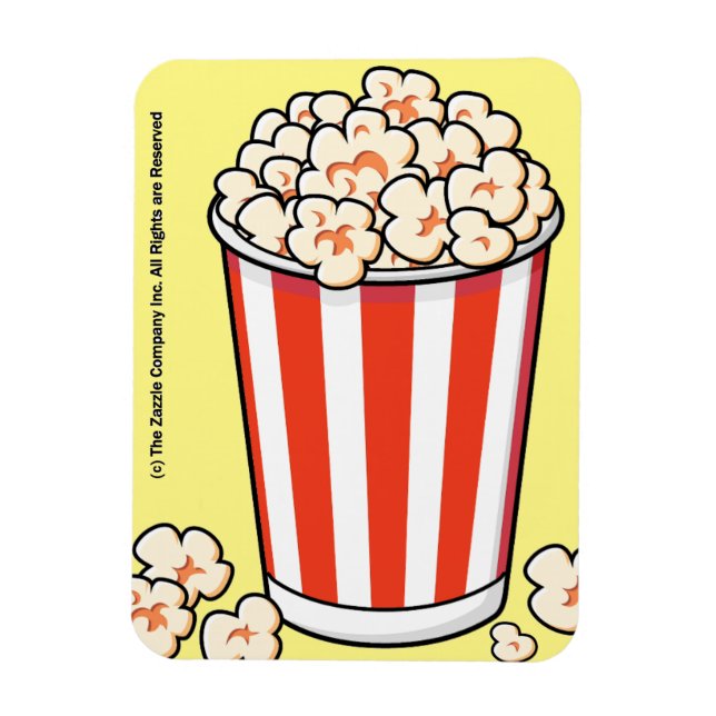 Popcorn Tub Flexible Magnet (Vertical)