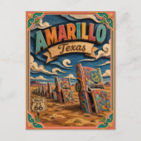 PopCut States Amarillo Texas Paper Art