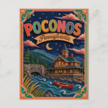 PopCut States Poconos Pennsylvania Paper Art