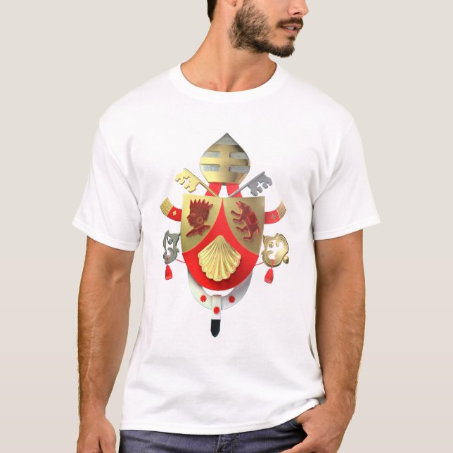 Pope Benedict XVI Coat of Arms T-Shirt (Front)