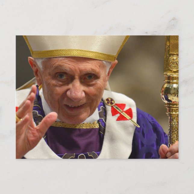 Pope Benedict XVI Postcard (Front)