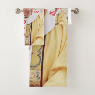 Pope Benedict XVI T-Shirt Bath Towel Set