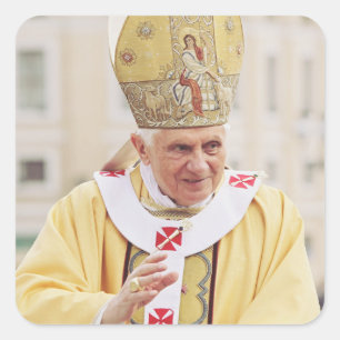 Pope Benedict XVI T-Shirt Square Sticker