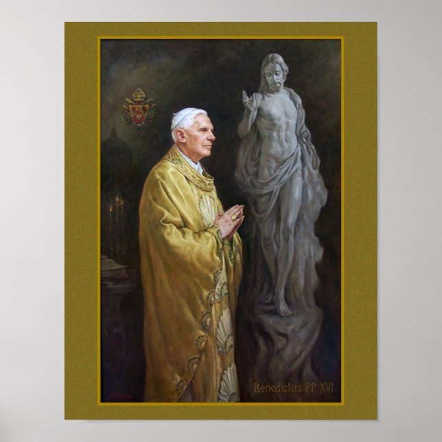 Pope Benedict XVII Official Vatican Portrait Poster (Front)