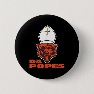 Pope Bobby Chicago – Funny Da Pope Catholic Humour 6 Cm Round Badge
