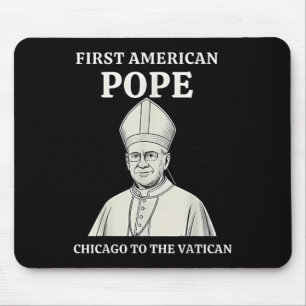 Pope Bobby Chicago – Funny Da Pope Catholic Humour Mouse Pad