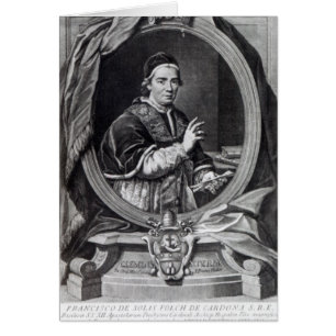 Pope Clement XIV, engraved by Domencio Cunego