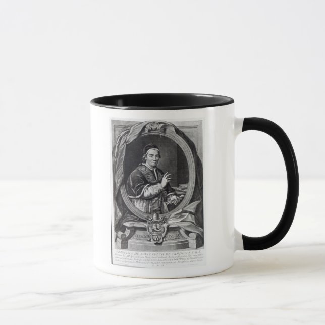 Pope Clement XIV, engraved by Domencio Cunego Mug (Right)