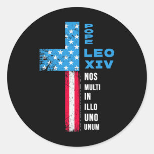 Pope Election Pontifex - Usa - Pope Leo Xiv Classic Round Sticker