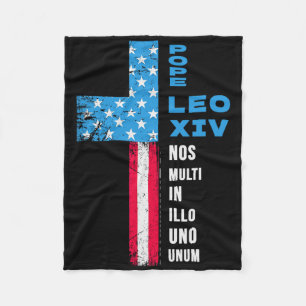 Pope Election Pontifex - Usa - Pope Leo Xiv Fleece Blanket