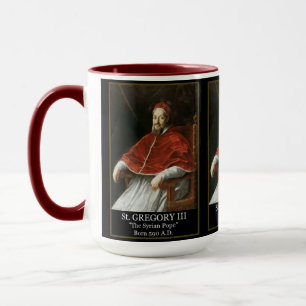 Pope Gregory III "The Syrian Pope" Gift Mug