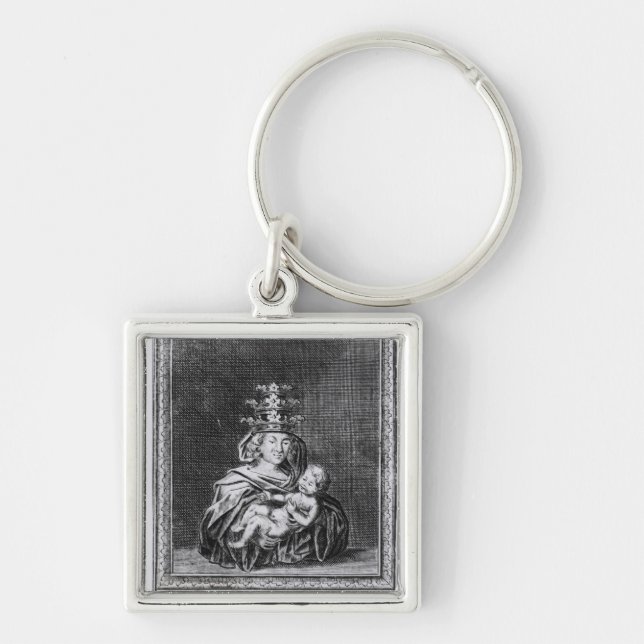 Pope Joan with her child Key Ring (Front)