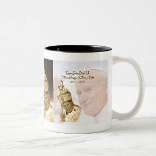 Pope John Paul II Collage Mug