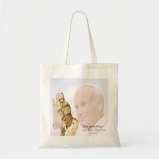 Pope John Paul II Collage Tote Bag