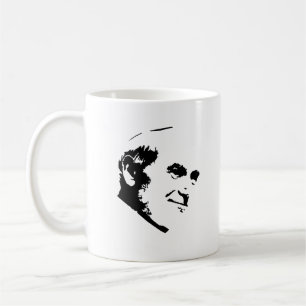 Pope John Paul II Face White Coffee Mug