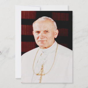 Pope John Paul II Holiday Card