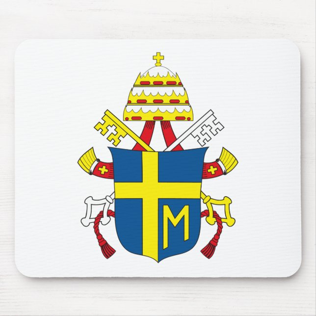 Pope John Paul II Mousepad (Front)
