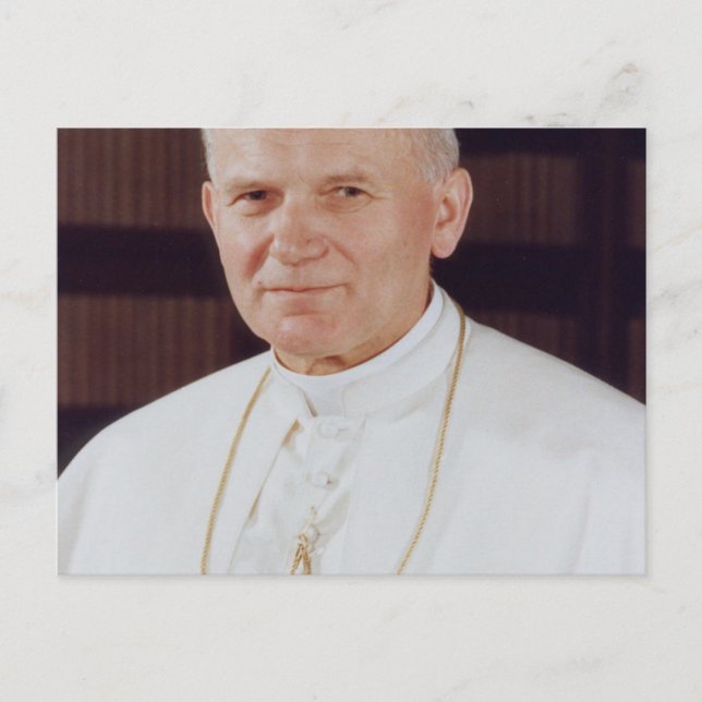 Pope John Paul II Postcard (Front)