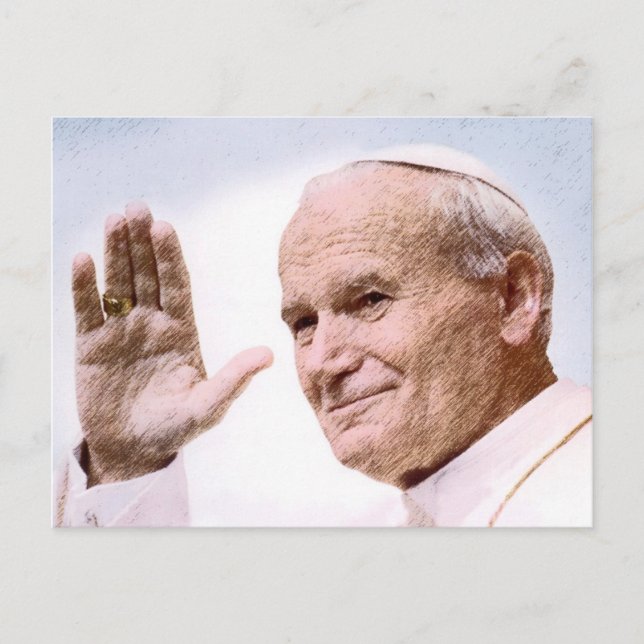 Pope John Paul II Prayer Beatification Card (Front)
