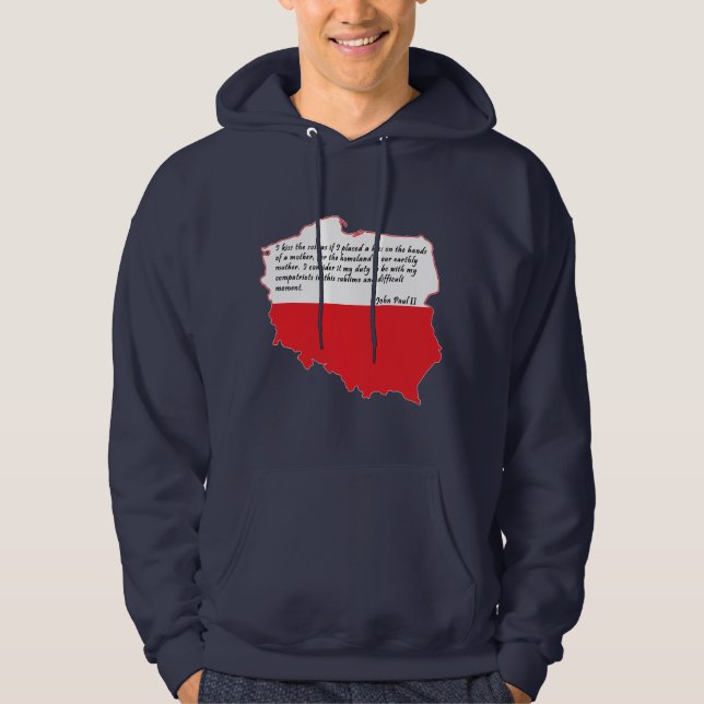 Pope John Paul II Quote Hoodie (Front)