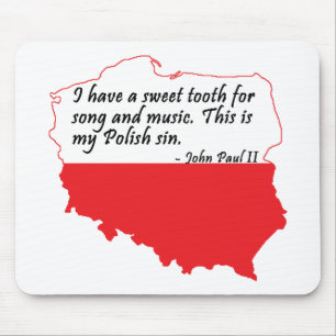 Pope John Paul II Quote Mouse Pad