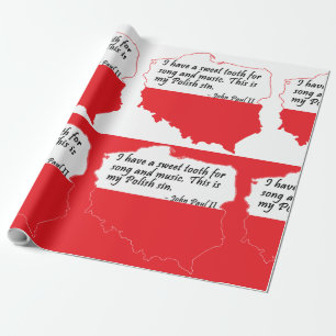 Pope John Paul II Quote Wrapping Paper