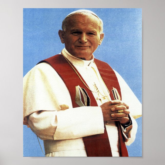Pope John Paul II Self Portrait Poster (Front)