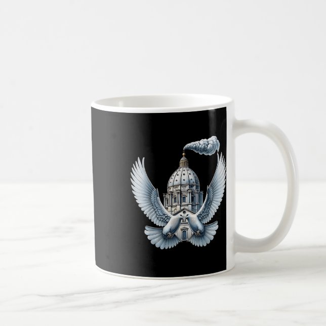 Pope Leo Doves Pope Leo  Coffee Mug (Right)