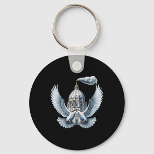 Pope Leo Doves Pope Leo Key Ring