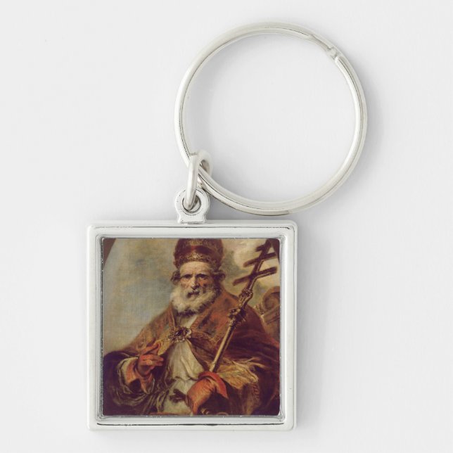 Pope Leo I Key Ring (Front)