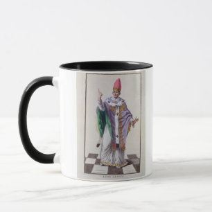 Pope Leo III (795-816) from 'Receuil des Estampes, Mug