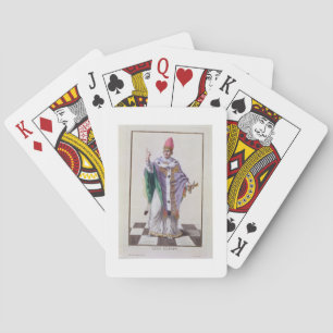 Pope Leo III (795-816) from 'Receuil des Estampes, Playing Cards
