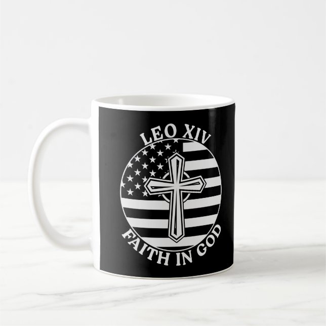 Pope Leo the 16th Leo XIV Coffee Mug (Left)