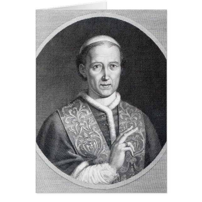 Pope Leo XII, engraved by Raffaele Persichini (Front)