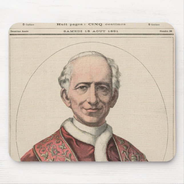 Pope Leo XIII Mouse Pad (Front)