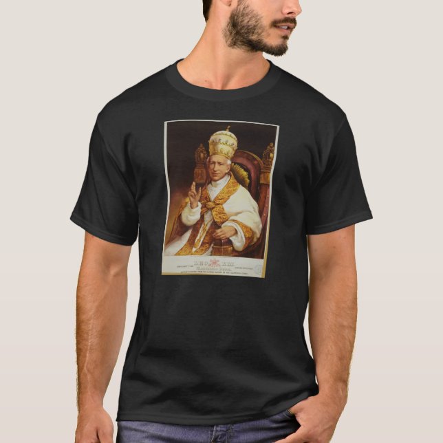 Pope Leo XIII Vincenzo Gioacchino Luigi Pecci T-Shirt (Front)