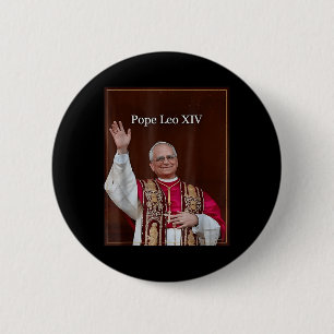 Pope Leo Xiv 0 6 Cm Round Badge