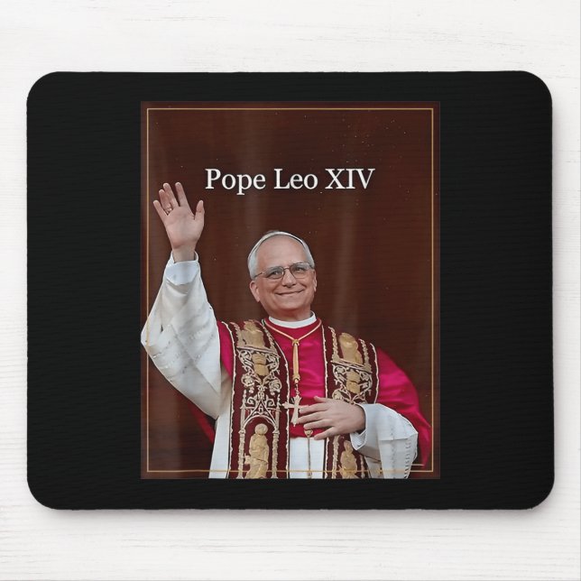 Pope Leo Xiv 0  Mouse Pad (Front)