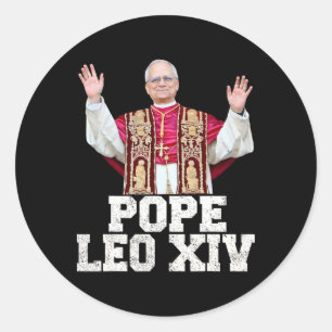 Pope Leo Xiv 1  Classic Round Sticker